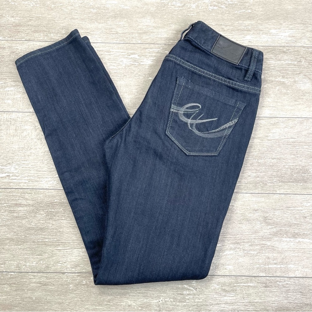 Express Dark Blue Mia Ultra Skinny Jeans Size 2S Short